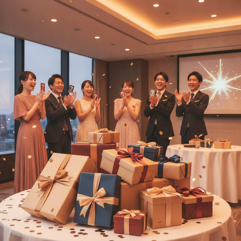二次会 景品 発表 盛り上がる方法 アイキャッチ