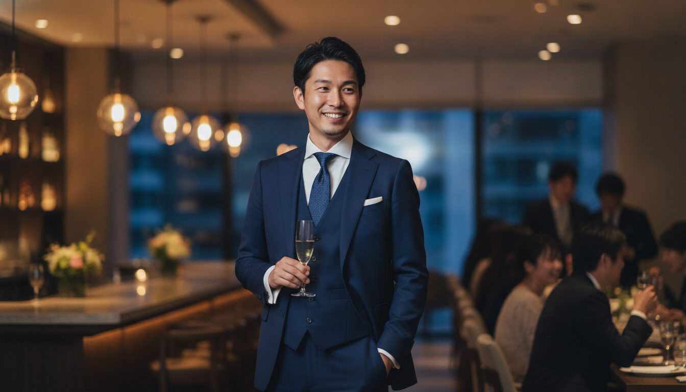 二次会 服装 男性 スーツ - 1