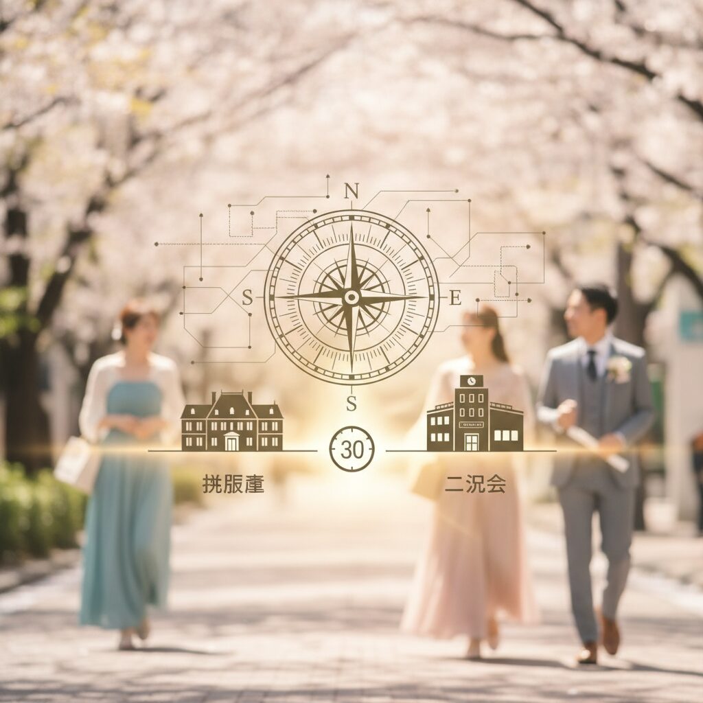 二次会 移動時間 披露宴 アイキャッチ