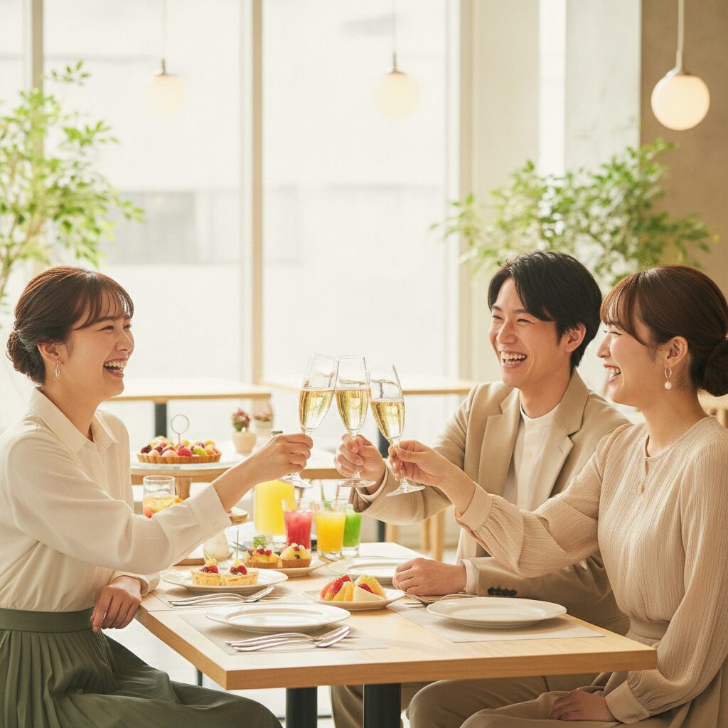 二次会 昼 開催 メリット アイキャッチ